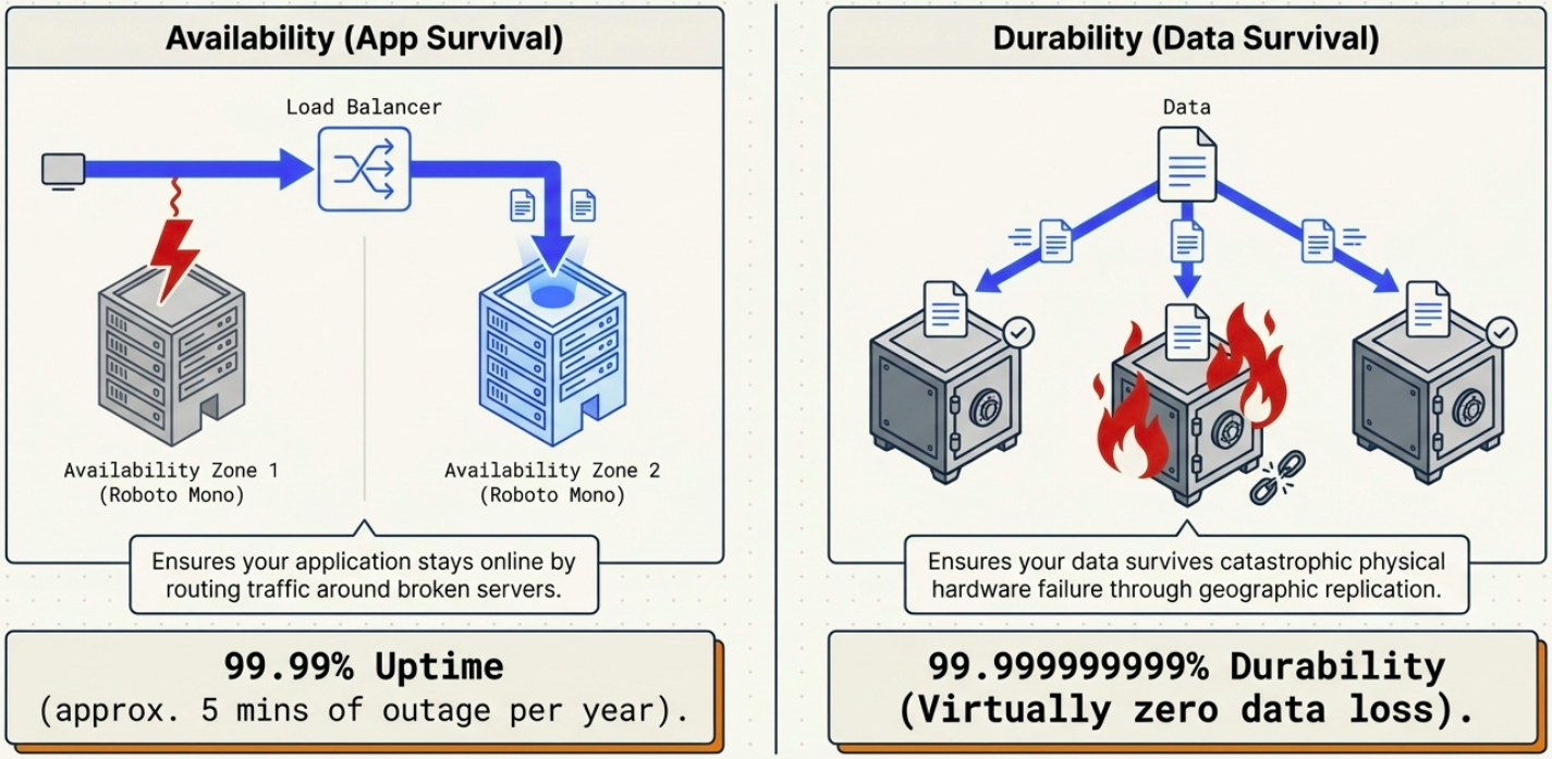 Availability vs. Durability