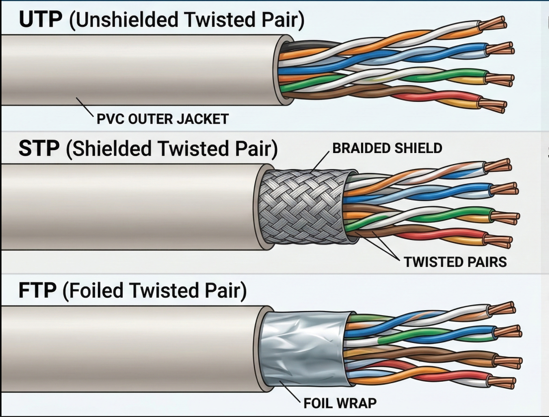 Twisted Pair Cable Types