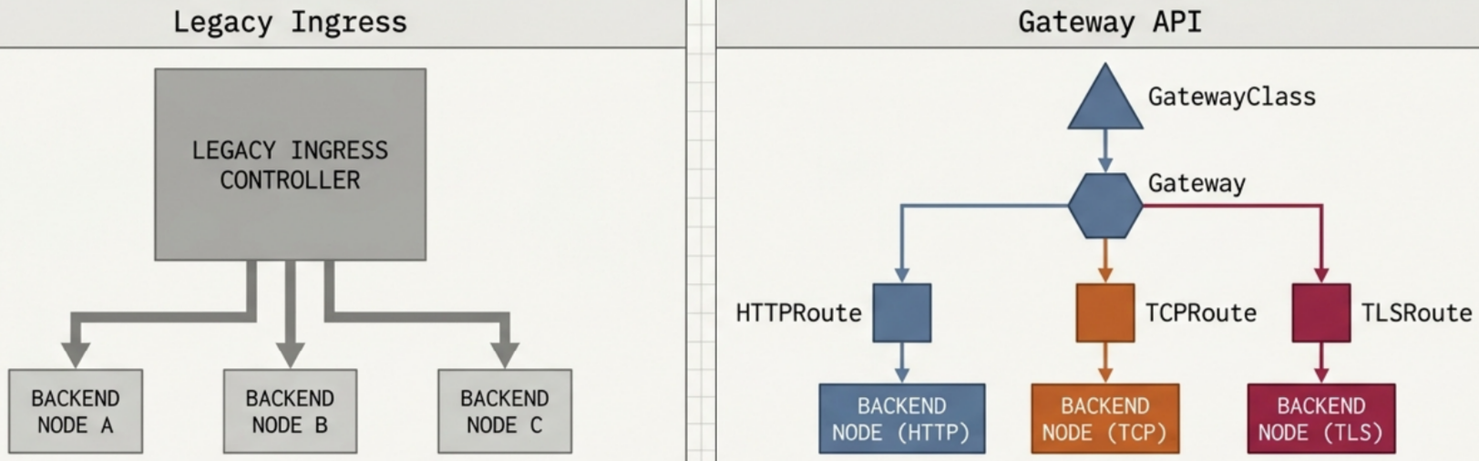 Gateway API vs Ingress API